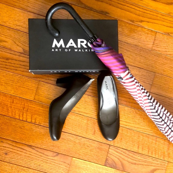 MARC Perla 2 Leather Black Shoes - Picture 2 of 12